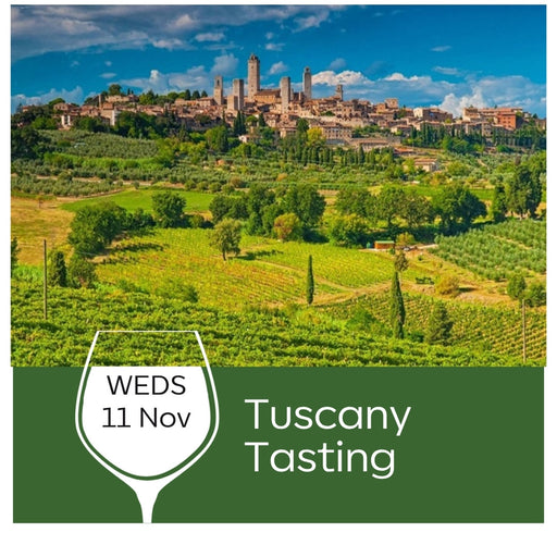 Tuscany Tasting, Wednesday 11 November
