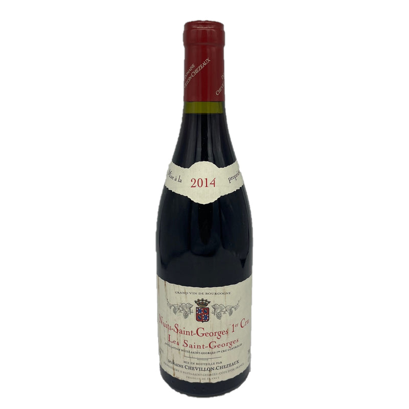 2014 Nuits St Georges 1er Cru Les Saint Georges, Domaine Chevillon-Chezeaux (Stained Label)