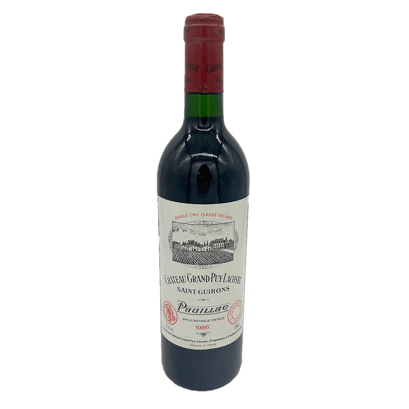 1986 Chateau Grand Puy Lacoste, Pauillac 5th Growth