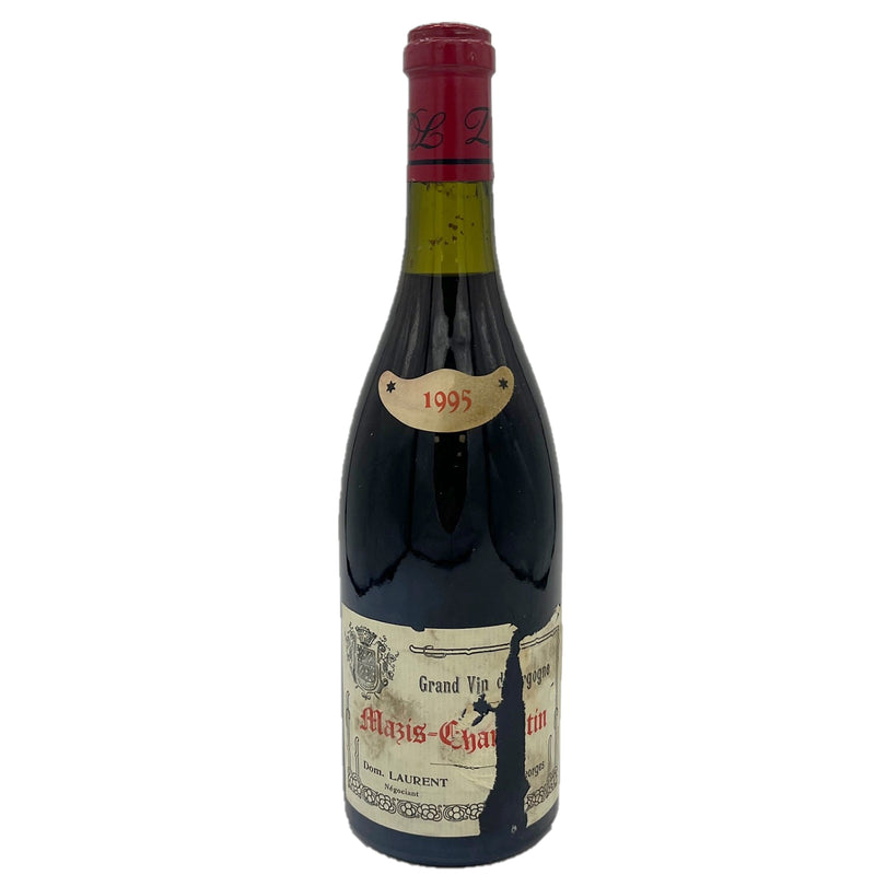 1995 Mazis Chambertin Grand Cru, Domaine Laurent (damaged label)