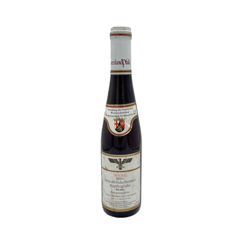 1988 Riesling Schlossbockelheimer Kupfergrube Beerenauslese, Staatlichen Weinbaudomane (Half bottle)