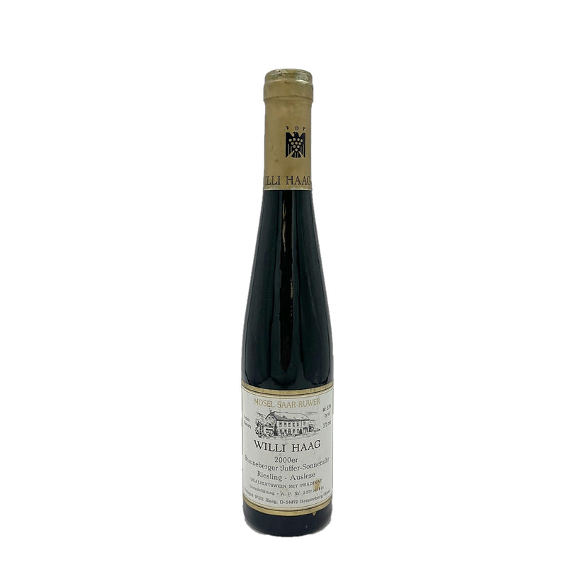 2000 Riesling Brauneberger Juffer Sonnenuhr Auslese Goldkapsel, Willi Haag (Half bottle)